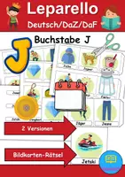 Vorschau - Unterrichtsreihen - Materialpaket - Buchstabe J XXL Paket Wortschatzpaket - DaZ/DaF, Deutsch, Sachunterricht (Grundschule) - Seite 1