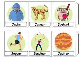 Vorschau - Unterrichtsreihen - Materialpaket - Buchstabe J XXL Paket Wortschatzpaket - DaZ/DaF, Deutsch, Sachunterricht (Grundschule) - Seite 2