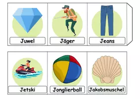 Vorschau - Unterrichtsreihen - Materialpaket - Buchstabe J XXL Paket Wortschatzpaket - DaZ/DaF, Deutsch, Sachunterricht (Grundschule) - Seite 3