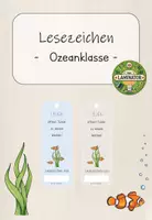 Vorschau - Arbeitsblätter - Ozeanklasse: Lesezeichen (Kl.1-4) - Deckblatt
