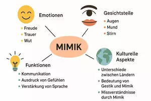 Vorschau - Arbeitsblätter - Arbeitsblätter zum Thema "Mimik" + Lösung & MP3 + Mindmap + Infografik - Seite 2