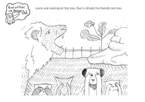 Vorschau - Arbeitsblätter - Read and Rhyme with Brown Owl - A4 COLOURING PAGES - Seite 2