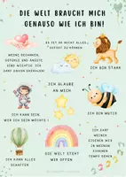Vorschau - Poster - Affirmationsposter für das Klassenzimmer - Deckblatt