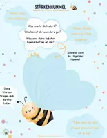 Vorschau - Arbeitsblätter - Die eigenen Stärken kennenlernen - Stärkenhummel - Deckblatt