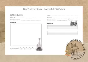 Vista previa - Hojas de trabajo - Racó de lectura – Recull d’històries - Portada