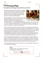 Vorschau - Arbeitsblätter - Methodentraining Wirkungsgefüge - Seite 1
