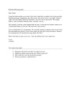 Vorschau - Arbeitsblätter - Writing an email/letter - Mysterious Letter - Deckblatt