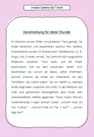 Vorschau - Stundenentwürfe - Tiere und wir - Unsere Gefühle bei Tieren - Ethik - Seite 1