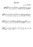 Vorschau - Stundenentwürfe - "Mut-Hut" Songpaket (Mp3 Liedtext, Playback, Noten, Lückentext) Muthut - Seite 2