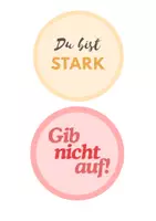 Vorschau - Bildkarten - Positive Affirmationen - Schilder für Spiegel - Seite 1