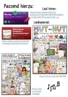 Vorschau - Stundenentwürfe - Mut-Hut Mutmachlied PAKET (Musik + fächerübergreifend) - Muthut - Seite 2