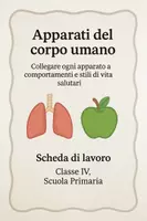 anteprima - Schede informative - Collegare ogni apparato a comportamenti e stili di vita salutari - SL - Pagina di copertina