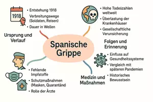 Vorschau - Arbeitsblätter - Lernposter + Arbeitsblätter zum Thema "Spanische Grippe" + Lösung & MP3 + Mindmap + Infografik - Seite 3