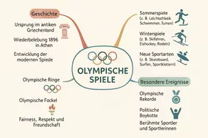 Vorschau - Arbeitsblätter - Lernposter + AB mit Fragen zum Thema "Olympische Spiele" + Lösungsblatt + Mindmap + Infografik - Seite 3