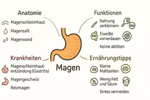 Vorschau - Arbeitsblätter - Arbeitsblätter zum Thema "Magen" + Lösung & MP3 + Mindmap + Infografik - Seite 2
