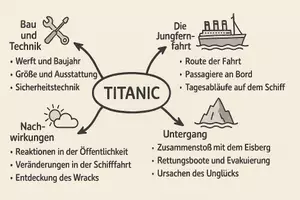 Vorschau - Arbeitsblätter - Lernposter + AB mit Fragen zum Thema "Titanic" + Lösungsblatt + Mindmap + Infografik - Seite 3