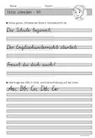 Vorschau - Arbeitsblätter - Neue Lineatur Klasse 3 - Einführung mit Frau Strichmann - Seite 3