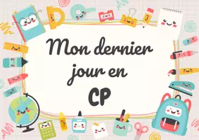 Aperçu - Affichage - Mon premier/dernier jour en CP - Page 1