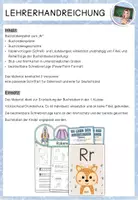 Vorschau - Arbeitsblätter - R/r Buchstabenpaket (Poster, Geschichte, Arbeitsblätter) - Seite 1