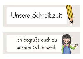 Vorschau - Poster - Freie Schreibzeit - Schreibzeit Moderationsfächer - Seite 3