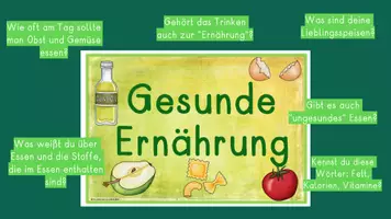 Vorschau - Bildkarten - Tafelbilder Gesunde Ernährung incl. Audiodatei - Seite 3