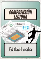Vista previa - Hojas de trabajo - Comprensión lectora – fútbol sala + soluciones - Portada