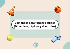 Vista previa - Refuerzo / NEE / Materiales de apoyo - Tarjetas A6 – Comandos para formar equipos - página 1