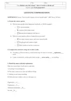 Vorschau - Arbeitsblätter - Listening Comprehension - Social Media and Mental Health - Seite 1