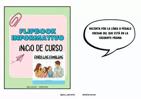 Vista previa - Refuerzo / NEE / Materiales de apoyo - Flipbook inicio de curso para las FAMILIAS - página 1