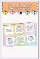 Vorschau - Spiele - Early Finishers: 5 Minute Games - Deckblatt