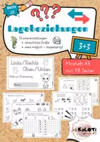 Vorschau - Arbeitsblätter - Lagebeziehungen, Links/Rechts, Mathe, 1 Klasse - Deckblatt