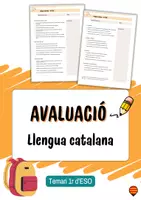 Vista previa - Refuerzo / NEE / Materiales de apoyo - Avaluació de llengua catalana – 1r d’ESO - Portada