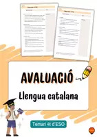 Vista previa - Evaluación - Avaluació de llengua catalana – 4t ESO - Portada