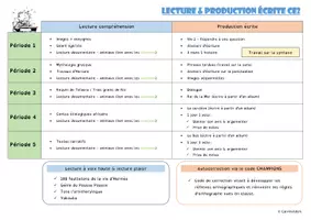 Aperçu - Affichage - Programmation Français Ce2 - Page 2