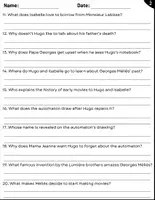 Vorschau - Arbeitsblätter - Movie Guide: Hugo (2011) - Questions & Activities with Answers - Seite 3