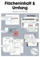 Vorschau - Unterrichtsreihen - Flächeninhalt und Umfang - Unterrichtseinheit - Deckblatt