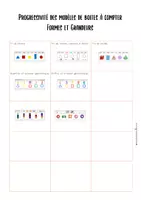 Aperçu - Outils du professeur - progression modèles Boites à compter - Page 1