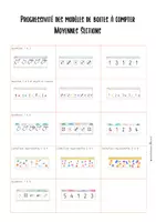 Aperçu - Outils du professeur - progression modèles Boites à compter - Page 2