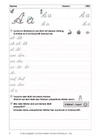 Vorschau - Arbeitsblätter - Schönschreiben mit dem Wörterbuch LA, Kl. 3 - 6 - Seite 2