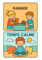 Aperçu - Affichage - Affiche routine de la journée maternelle - Page 1