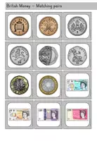 Vorschau - Spiele - British Money (England, UK) Merkspiel Matching pairs Spiel - Englisch - Seite 3