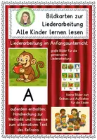 Vorschau - Bildkarten - Bildkarten zur Liederarbeitung "Alle Kinder lernen lesen" - Deckblatt