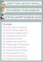 Vorschau - Arbeitsblätter - Schlangensätze - Sommerferien der Klassentiere - Seite 3