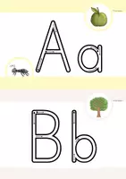 Vorschau - Arbeitsblätter - Buchstaben - Vorlage zum Nachspuren oder kneten (Druckschrift) - Seite 2