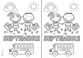 Aperçu - Feuilles d'exercices - Mon cahier de coloriage - 1er semestre - Page 2