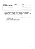 Vorschau - Klassenarbeiten - Klassenarbeit: Charakterisierung „Tagebuch der Anne Frank" - Deckblatt