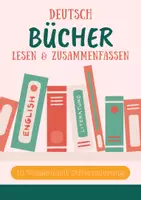 Vorschau - Arbeitsblätter - Deutsch - Bücher lesen und zusammenfassen - Deckblatt