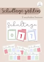 Vorschau - Poster - Schultage zählen - Deckblatt