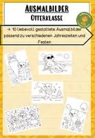 Vorschau - Stationenlernen - Wachsendes Materialpaket Otter Otterklasse - Seite 1