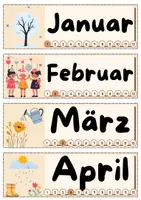 Vorschau - Bildkarten - Klassenkalender - Classroom Management - Seite 1